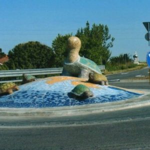 Turtle Roundabout in Ravenne